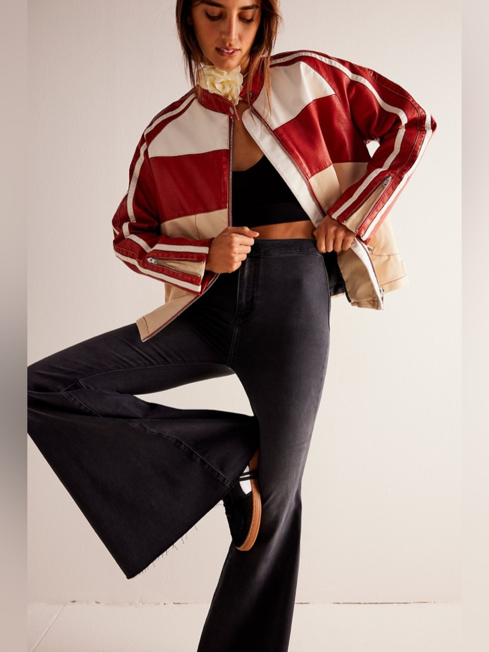 FREE PEOPLE We The Free Just Float On Flare Jeans - Picture 3 of 14